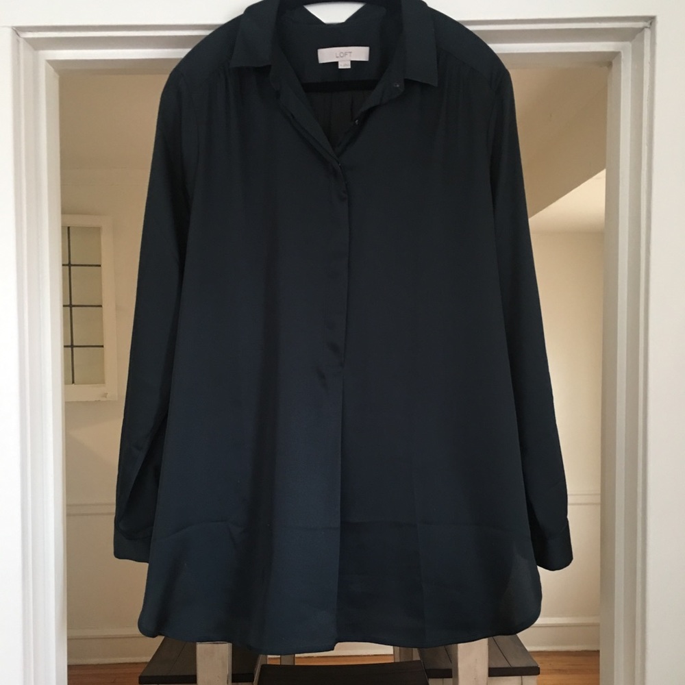 LOFT Black Blouse